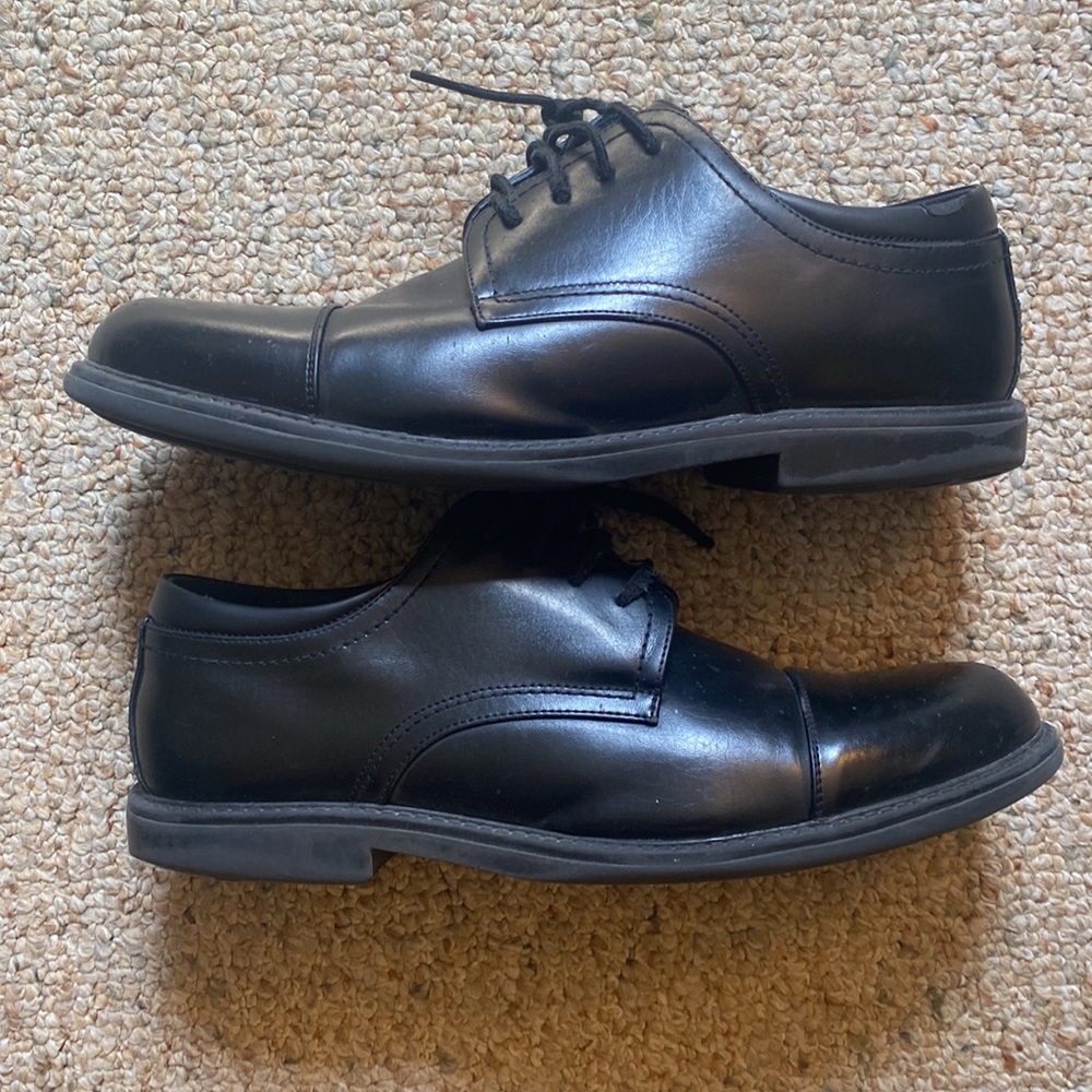 Bruno Marc Men's Black Leather Lined Dressed Oxford Shoes Classic Lace Up Formal